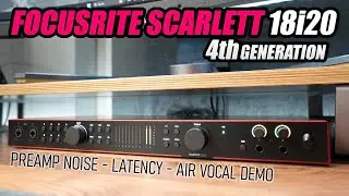 Focusrite Scarlett 18i20 4th Gen: Pro‑Level Audio Interface for Studio Recording!