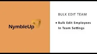 Team Bulk Edit | Workforce Management