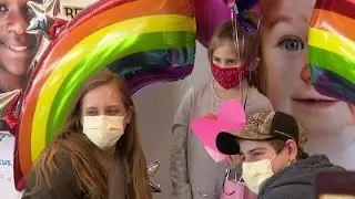 Children's Hospital gives special sendoff for 5-year-old girl after receiving heart transplant