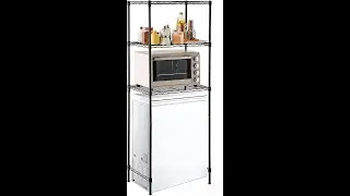 Yaocom Dorm Fridge & Microwave Shelf Review - Pros & Cons - Mini fridge shelf stand