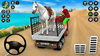 🚚Симулятор вождения грузовика для перевозки животных - Реалистичное вождение грузовика для перево...