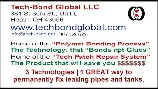 3 Technologies and 1 GREAT way to permantently fix plastic and metal pipes and tanks.