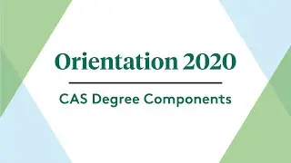 College of Arts & Sciences Degree Components