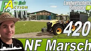 LS25 🚜 420 NF Marsch 4fach Den neuen Kuhstall an das Autodrive Netz anbinden #farmingsimulator2025