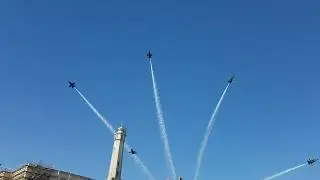 Amazing Blue Angels fly over Alcatraz during Fleet Week 2018