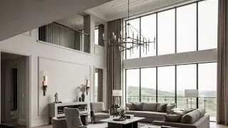 LUXURY LIVING ROOM INTERIORS INSPIRED BY MODERN ARCHITECTURE #luxuryhome