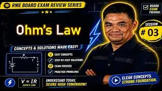 April 2026 RME Exam Review | Session 3 Ohm's Law, DC Power and Electrical Energy