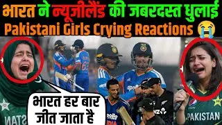 India vs New Zealand 🔥 10 Overs Me 155 Chase | Pakistani Public Shocked 😱 | Girls Crying Reaction