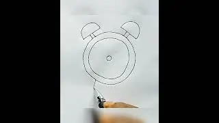 Table clock Draw 👌 #shorts #viral #trending #tiktokvideo