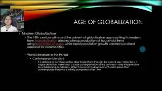 Global Currents in World Literature: Nations and Literatures in the Age of Globalization