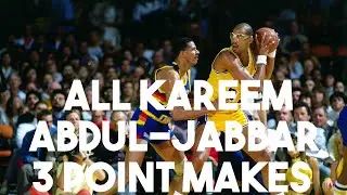 All Kareem Abdul-Jabbar career 3 Pointers!