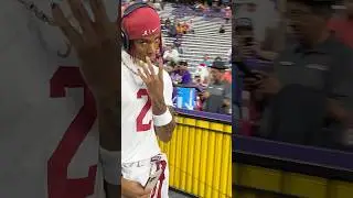Ryan Williams enters Tiger Stadium as Alabama prepares to play LSU #Shorts