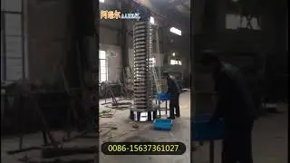 Vibrating Spiral Elevator for Conveying and Cooling Plastic Granules