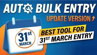 AUTO BULK ENTRY UPDATE VERSION | ONE CLICK DAILY-MONTHLY & YEARLY PAYMENT & RECEIPT AUTO ENTRY