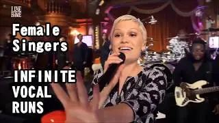 Female Singers - INFINITE VOCAL RUNS (Live!)