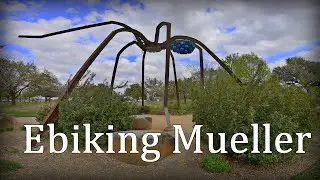 Ebiking in the Mueller Neighborhood in Austin Texas