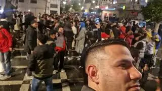احتفالات تعم شوارع طنجة بعد تأهل المنتخب المغربي الى نهائي كاس إفريقيا