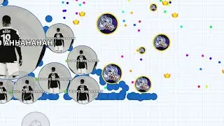 LUCKIEST TROLL EVER + SOLO REVENGE ! (Agar.io Mobile)