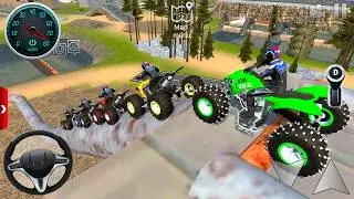 Mega Ramp ATV Racing Simulator 3D - Extreme Motocross Dirt Quad Bike Stunt Racer - Android GamePlay