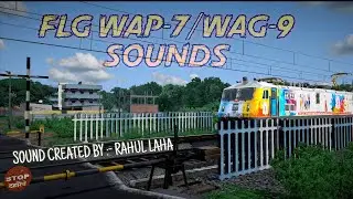 FLG WAP7/WAG9 TRACK ENGINE & HRONS TESTING ALONG WITH AK TRAINS V10 SOUNDS THE PUBLISHED ONE 😉