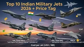 Top 10 Indian Military Jets & Their Cost in 2026