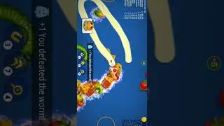 Rocket🚀 Kill🔥Wormzone.io💥🐍snakegame😱#shorts #snakegame #wormzone.io