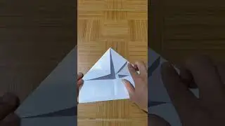 Paper Airplane Tutorail Fly Far 1000 FEET EASY- Super Plane 📄🚀#origami #diy #shorts