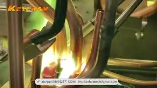 Automatic Rotary Flame Welding for Copper Tubes in HVAC 4-Way Valves, Precision & High-Speed Brazing