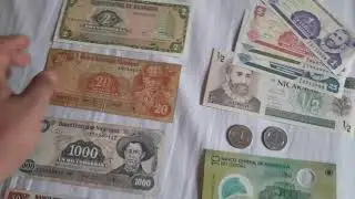 MY COLLECTION: NICARAGUA CORDOBAS Coins & Banknotes