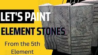 Let's Paint Element Stone from The Fifth Element| Step-by-Step Tutorial eps 26