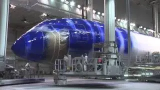 Painting the ANA Starwars R2D2 Boeing 787