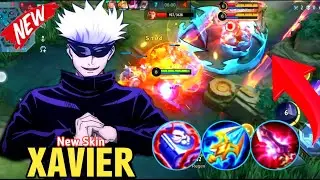 Xavier New Skin & Gameplay 2023 ~ Build Top 1 Global Xavier ~ Mobile Legends