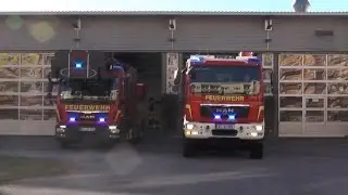 (Wail/ Yelp) Einsatzfahrten Berufsfeuerwehr + Freiwillige Feuerwehr Bautzen - Mitte