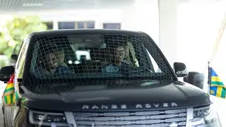 Rwanda's President driving his Togolese counterpart Faure Gnassingb&eacute; from the Airport to the Hotel