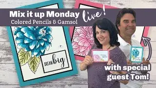 Stamp and Chat - Whimsical Wednesday - Colored Pencils, Gamsol and Tom!