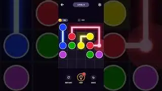 9 Level Connect Dots game #connect #dots #shorts