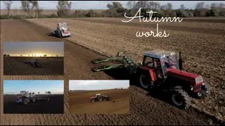 Autumn works with old machines , Jesenné práce so starými strojmi - Štefanecová-SHR