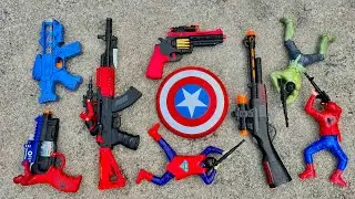 Marvel's Spider-Man series Unboxing, Spider-Man Lights Gun, glowing Spider-Man electric toy gun