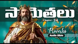 సామెతలు అధ్యాయం 24 | Proverbs 24 Telugu Audio Bible | దేవుని జ్ఞానం
