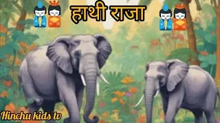 हाथी राजा | elephant song | kids hindi rhymes | baby rhymes @Hinchukidstv-badystoryrhymes