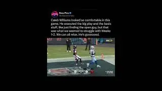 Caleb Williams Looked COMFORTABLE Against Cowboys #nfl #beardown #footballshorts #chicagobears