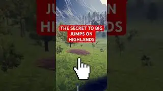 How to get big jumps on highlands in Descenders #shorts #descenders