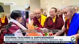Dharma Teaching oleh Guru Vajradhara Chamgon Kenting Taisitupa di Indonesia