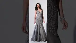 2019 Women Fashion Styles | Ivonne D By Mon Cheri Trumpet Gown | Mother of The Bride
