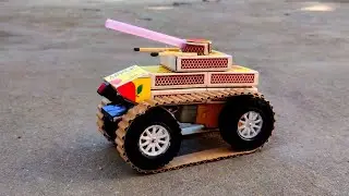 How to make matchbox military tank at home/ matchbox military tank@Rajproject_24