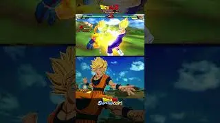 Goku SSJ2 Rush Attack Comparison   BT3 Vs Sparking ZERO