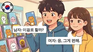 🇰🇷 7 Essential Korean Conversations (A2) | Buying & Charging Transport Cards in Korea | Lesson 4