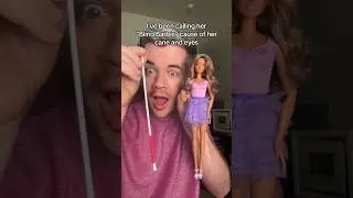 I&rsquo;m not taking chances this time #blindbarbie #barbie #blind #visualimpairment #blindness