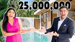 Tour of 6 BHK Luxury Villa in Jumeirah Park | 25 Million AED | 8200 Sq Ft | Custom Interiors