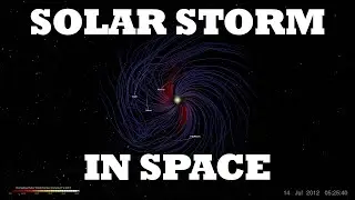 NASA Visualization Of One Of The Largest Solar Storm Observed In Space